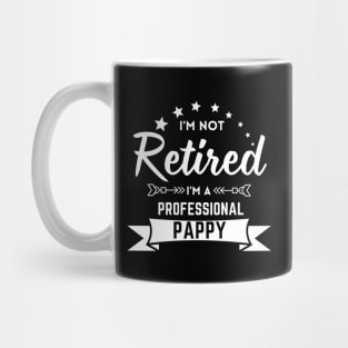 Retired I'm A Professional Pappy - Christmas, Party Mug